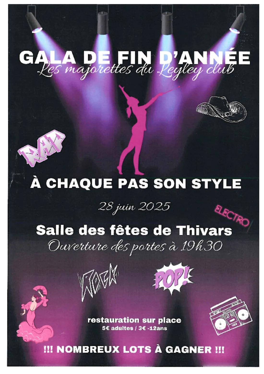 THIVARS - Gala de fin d'année des majorettes
