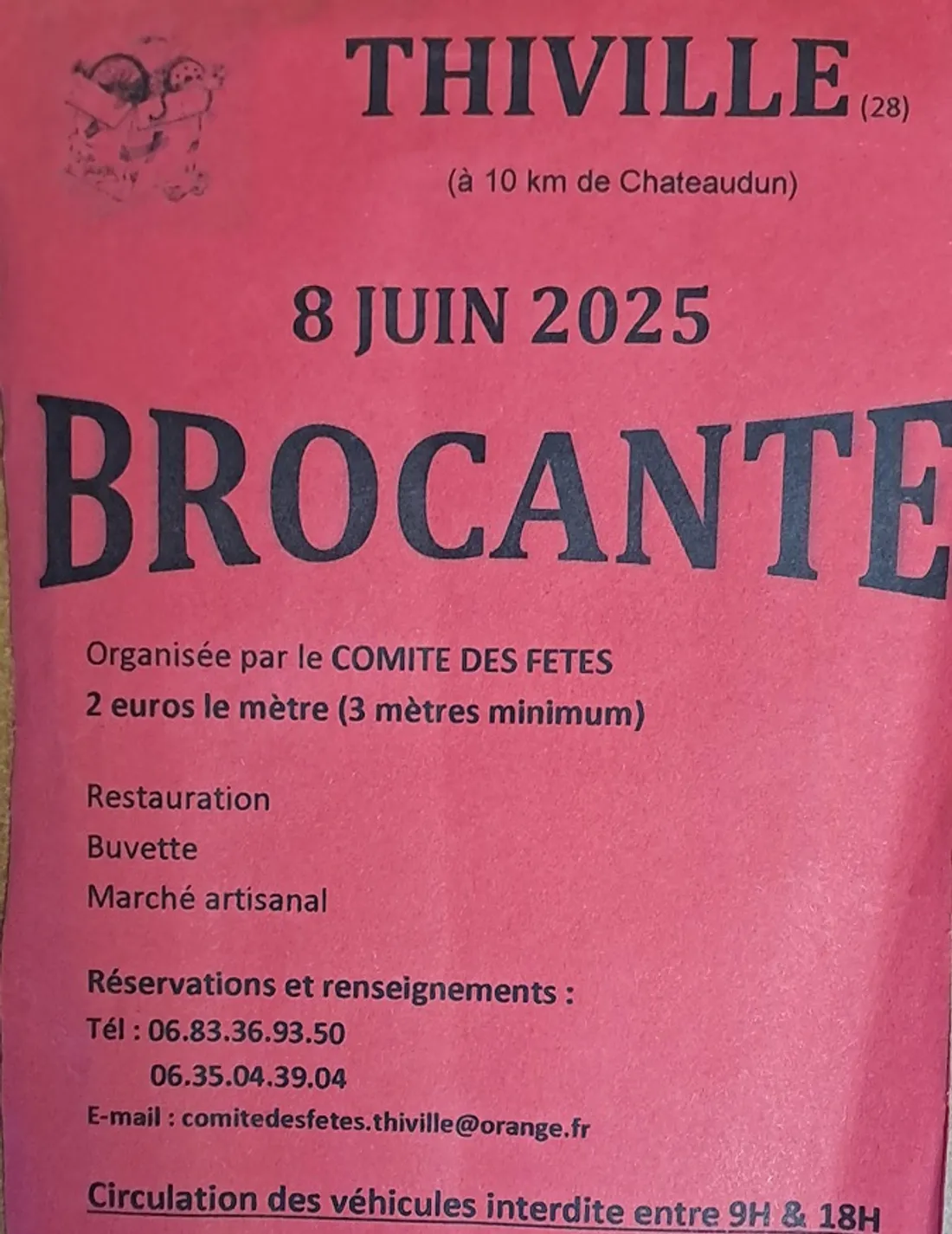 THIVILLE - Brocante du comité des fêtes
