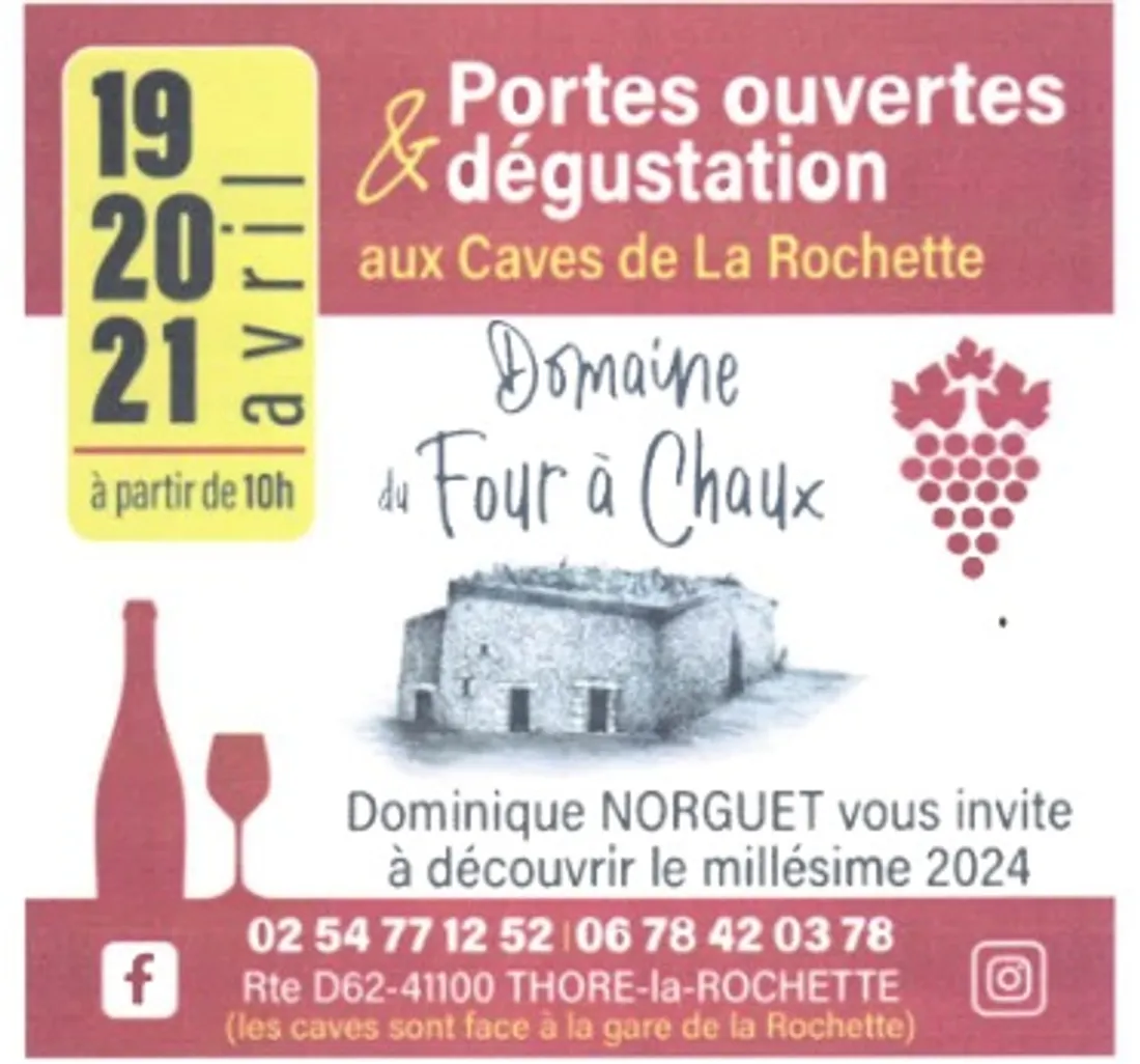 THORÉ-LA-ROCHETTE (41) - Portes ouvertes et dégustation