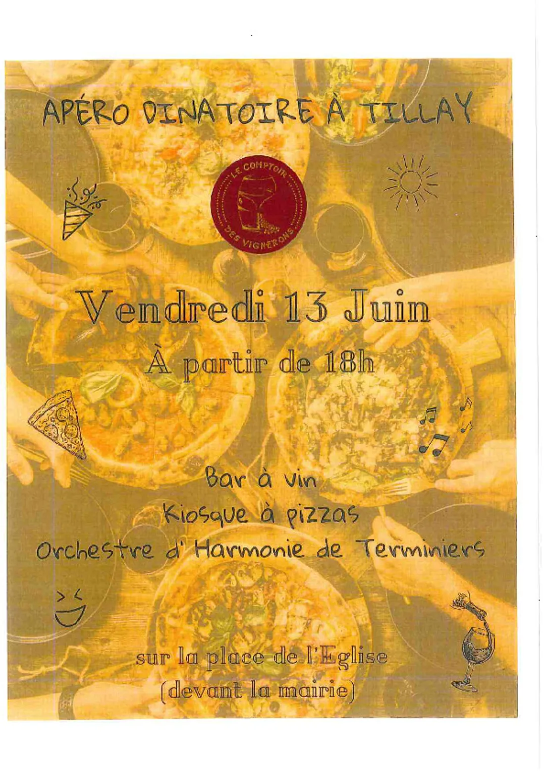 TILLAY-LE-PENEUX - Apéro dînatoire