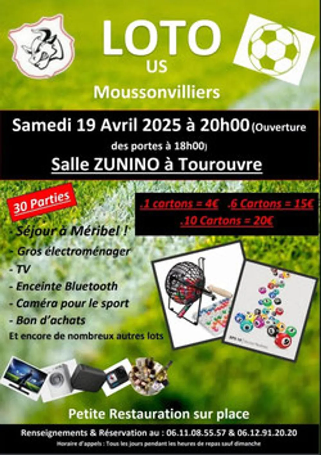 TOUROUVRE (61) - Loto de l'US Moussonvilliers