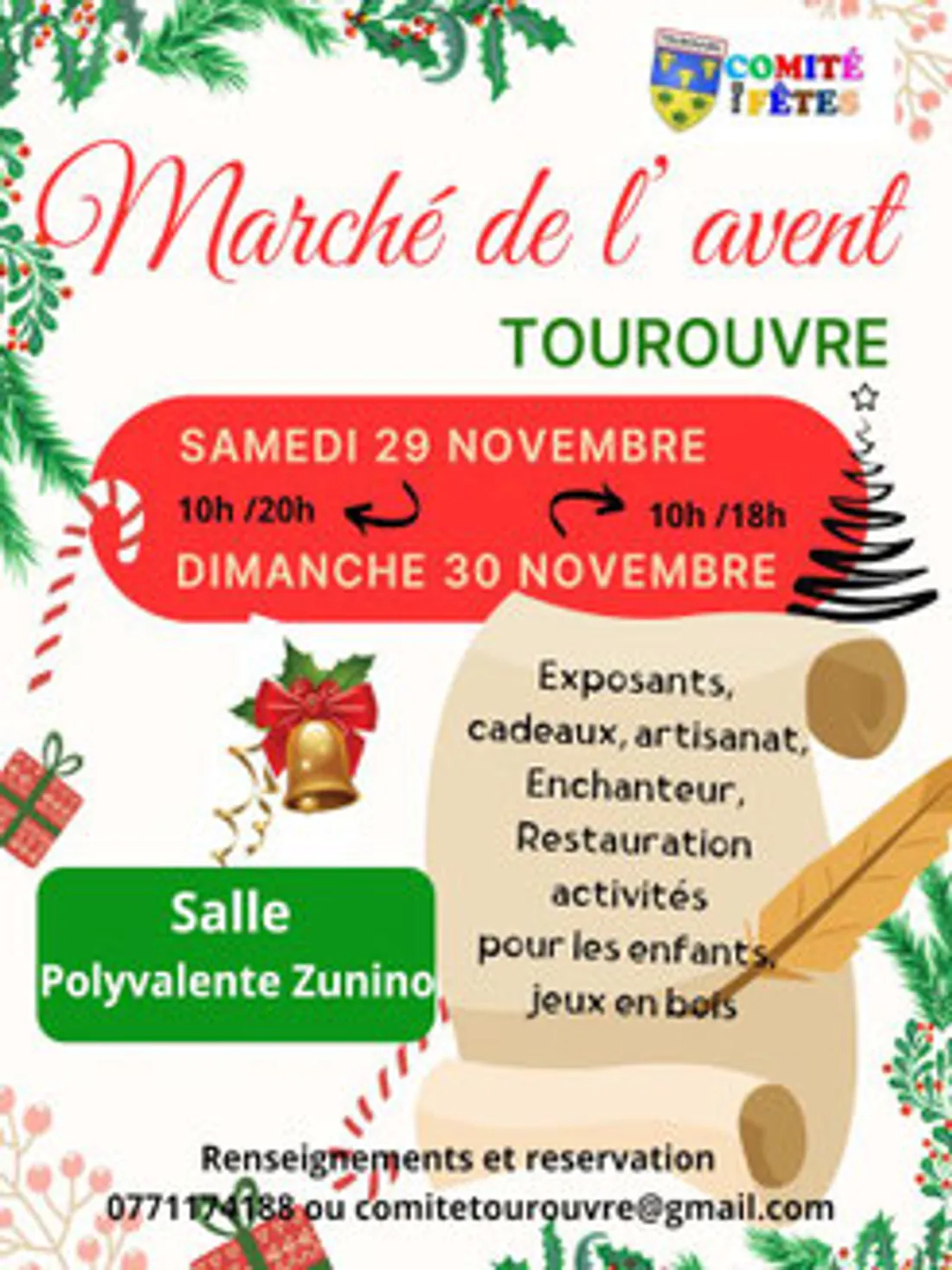 TOUROUVRE (61) - Marché de l'Avent