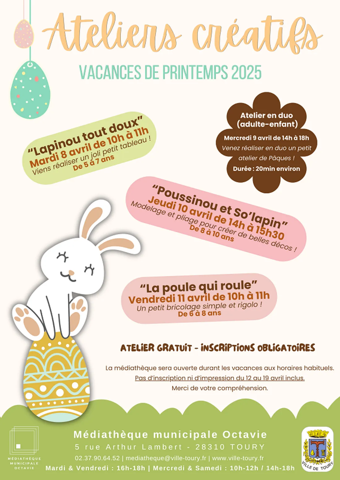 TOURY - Ateliers créatifs