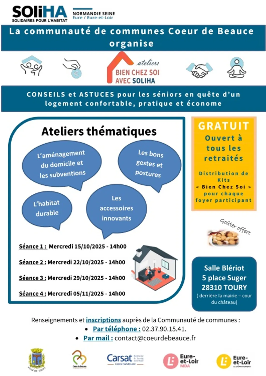 TOURY - Atelier : Bien chez soi