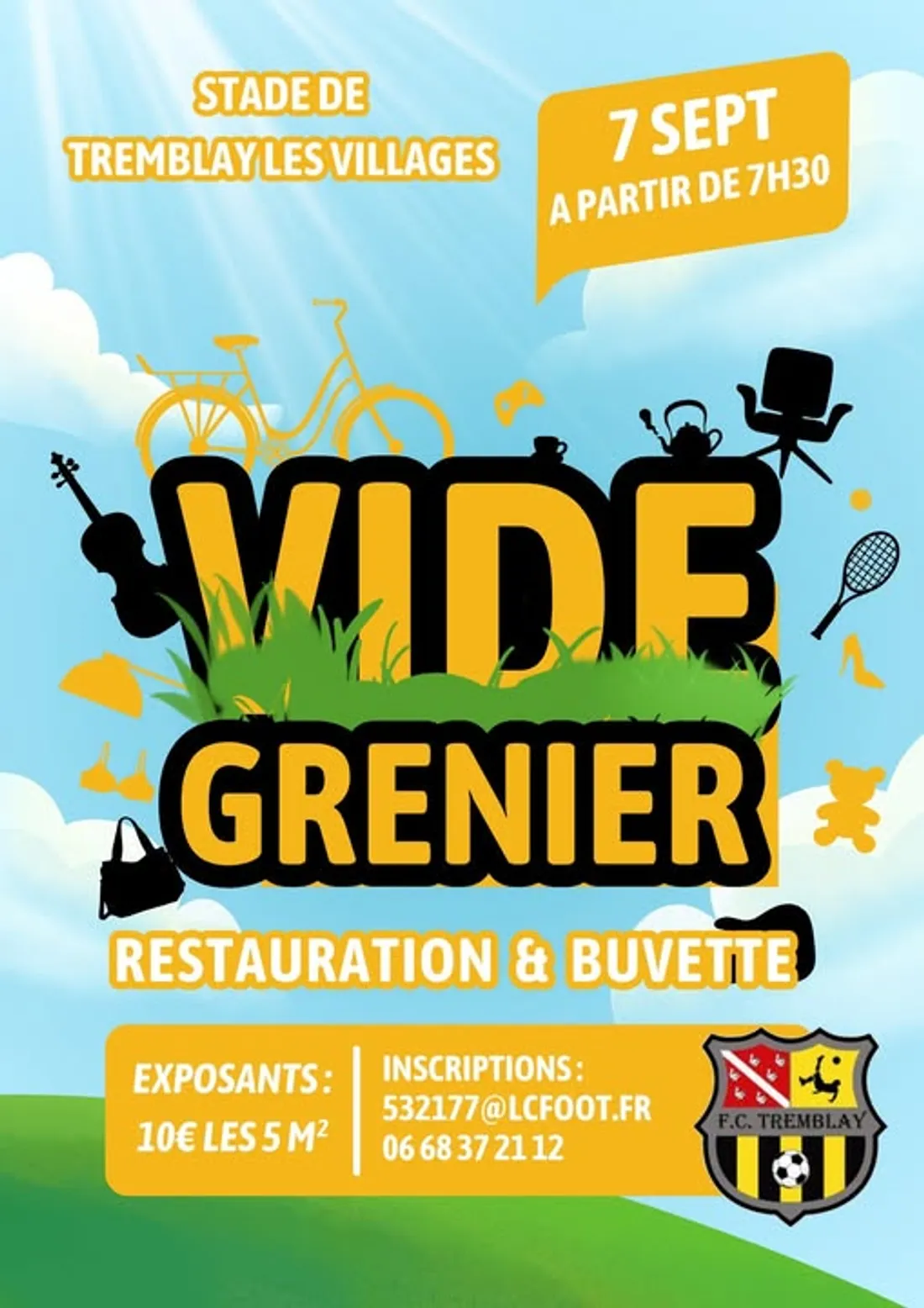 TREMBLAY-LES-VILLAGES - Vide-greniers du football