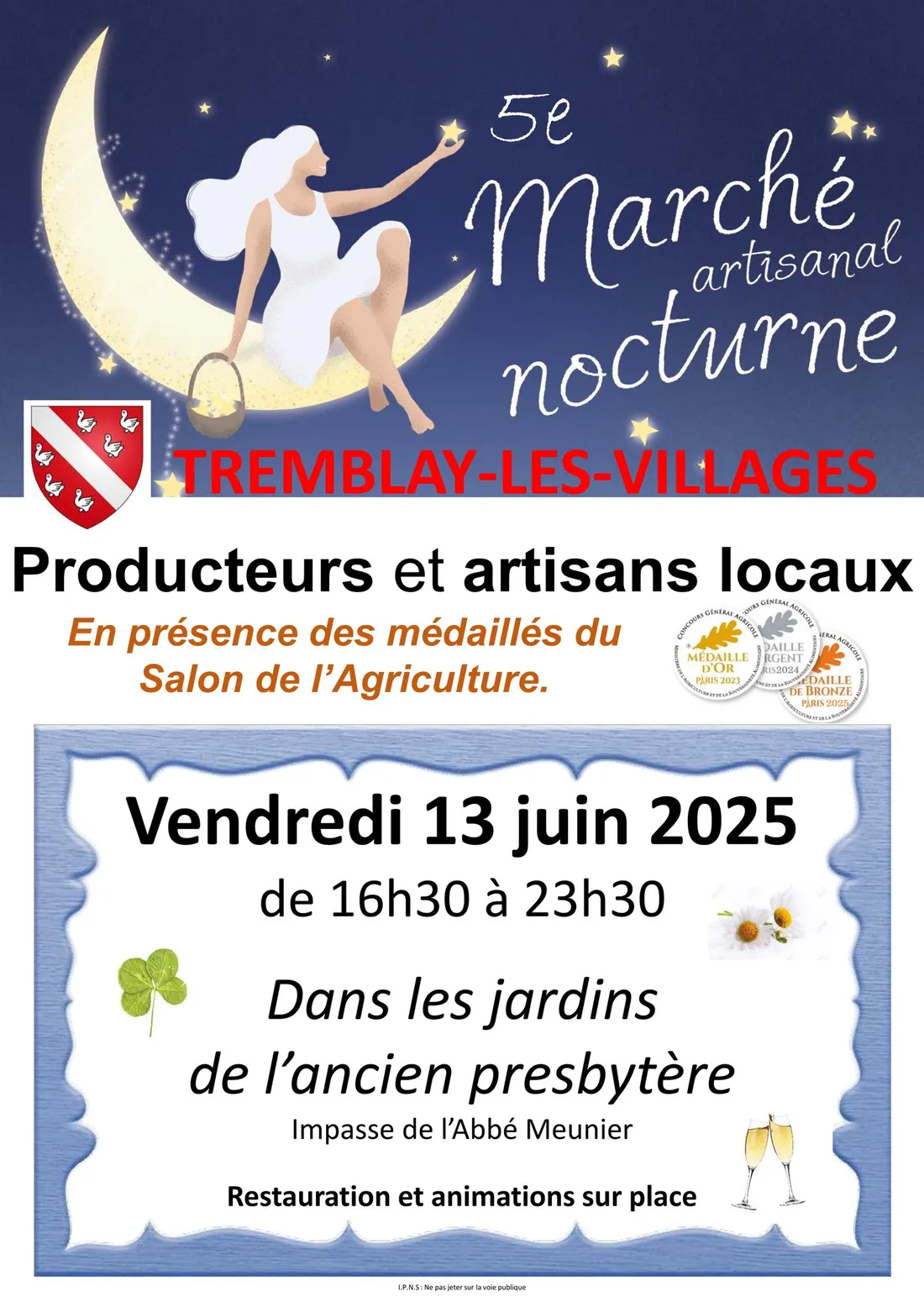 TREMBLAY-LES-VILLAGES - Marché nocturne des artisans et producteurs locaux