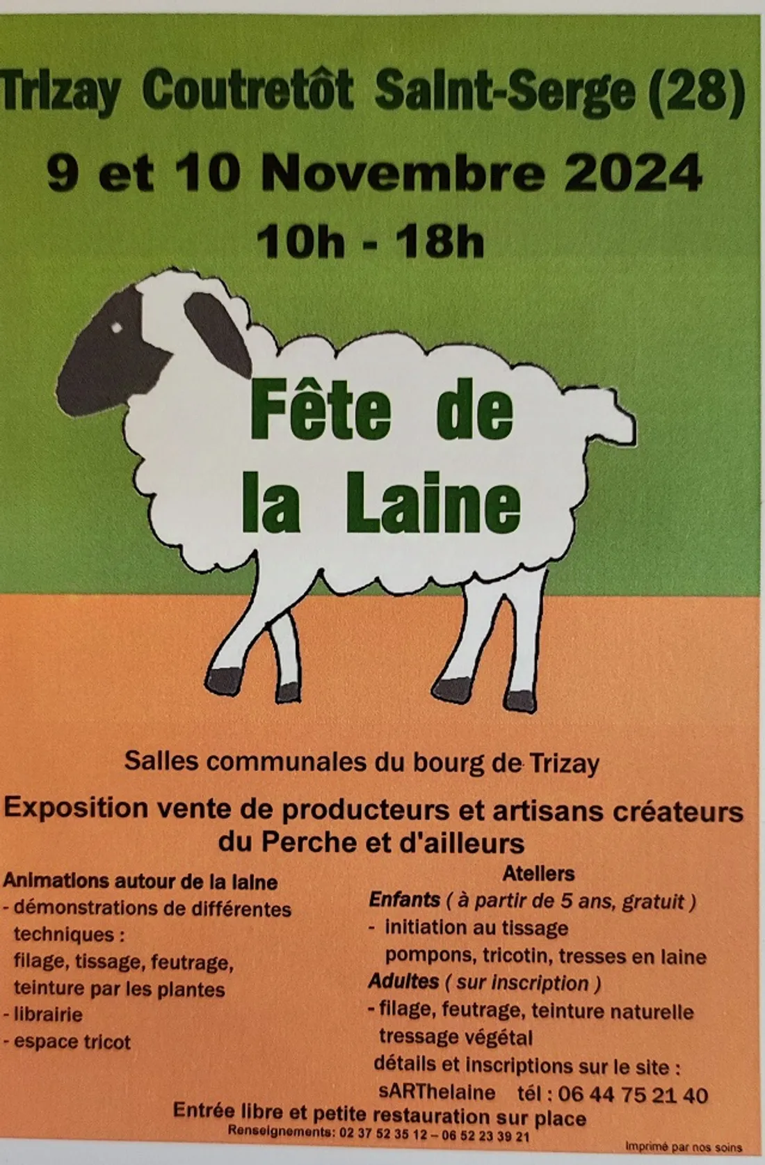 TRIZAY-COUTRETÔT-SAINT-SERGE - Fête de la laine