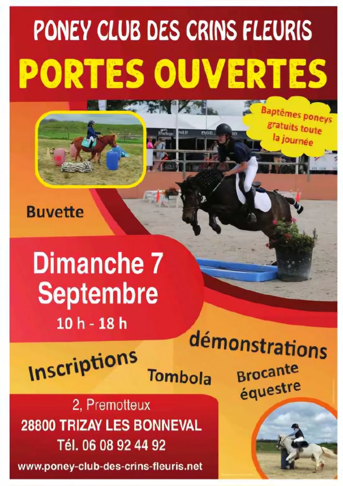 TRIZAY-LES-BONNEVAL - Portes ouvertes du Poney Club des Crins Fleuris