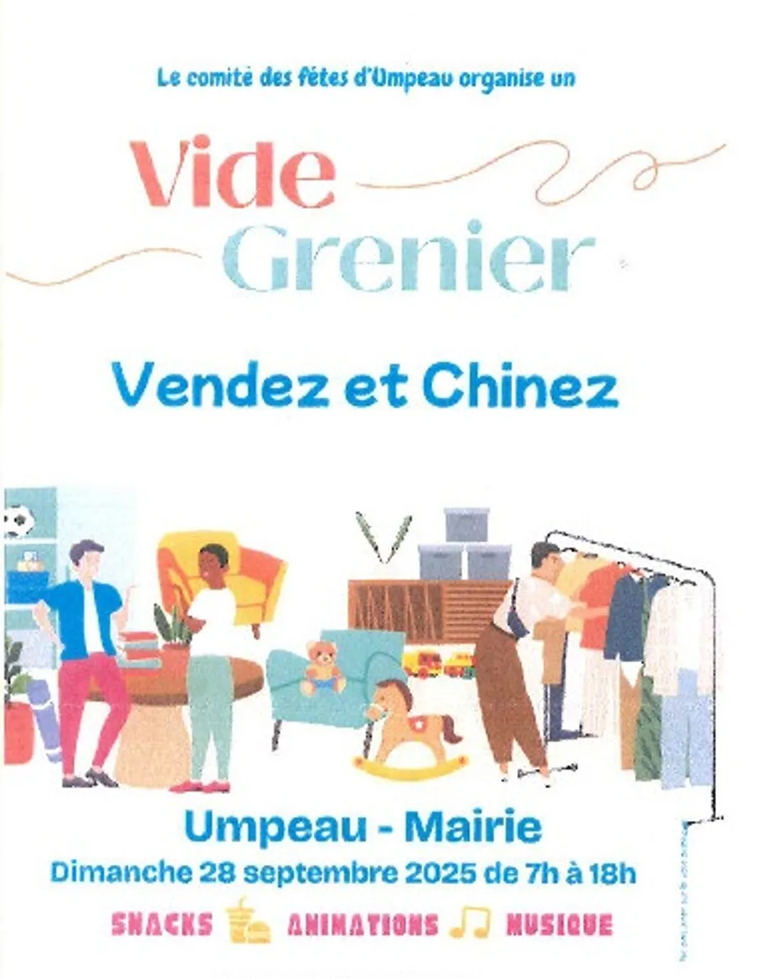 UMPEAU - Vide-greniers du comité des fêtes