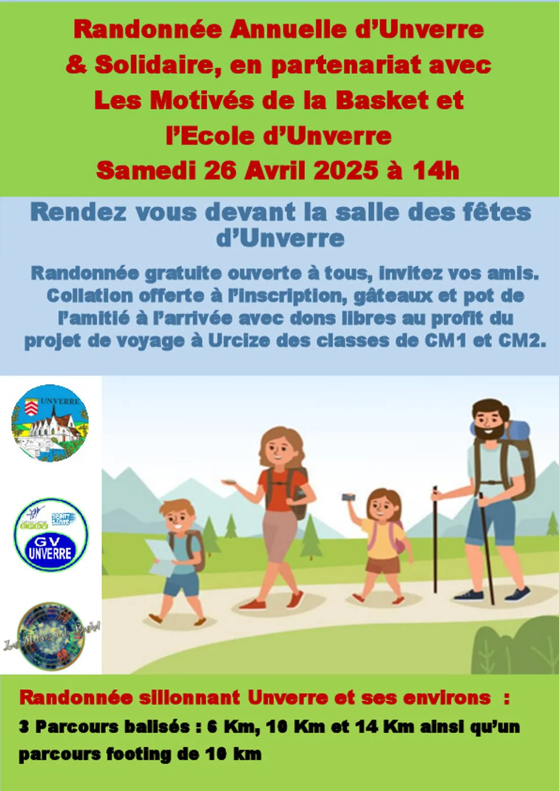 UNVERRE - Randonnée annuelle d'Unverre et Solidaire