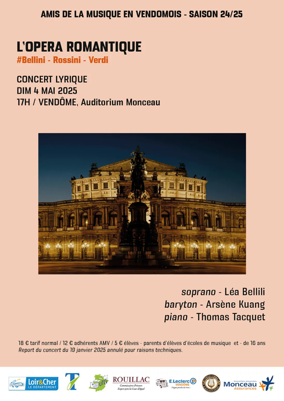 VENDÔME (41) - Concert : L'opéra romantique
