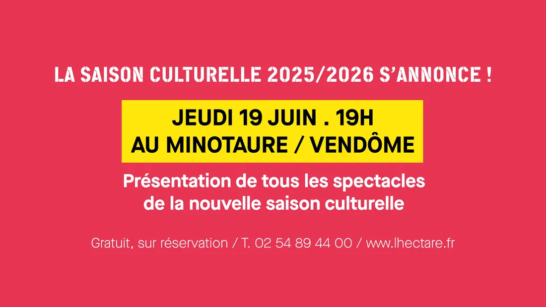 VENDÔME (41) - Présentation de la saison culturelle 2025-2026