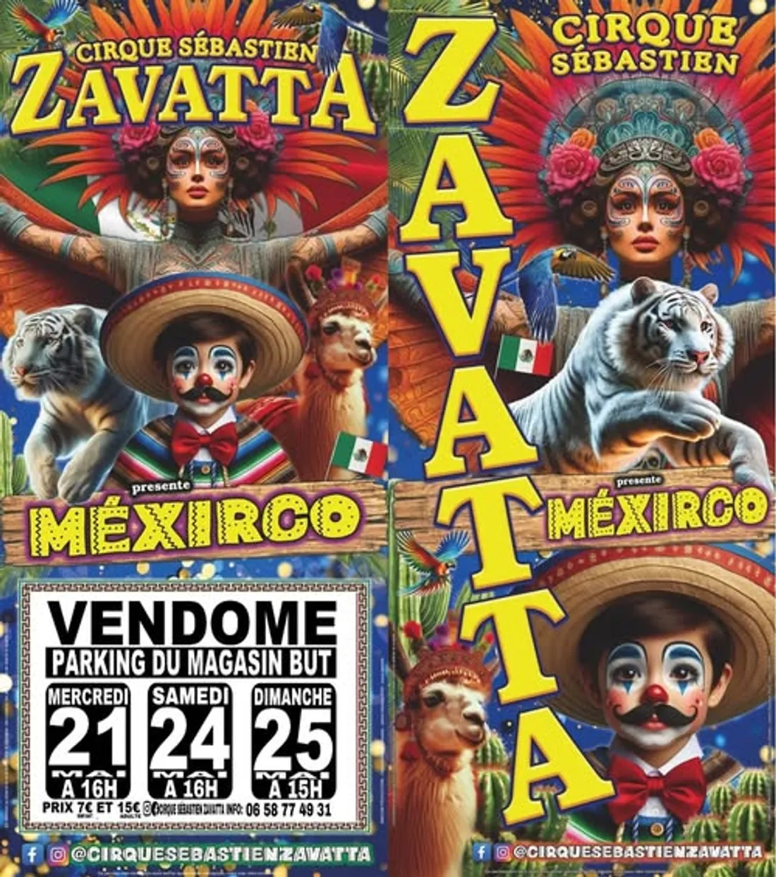 VENDÔME (41) - Représentation du cirque Sébastien Zavatta