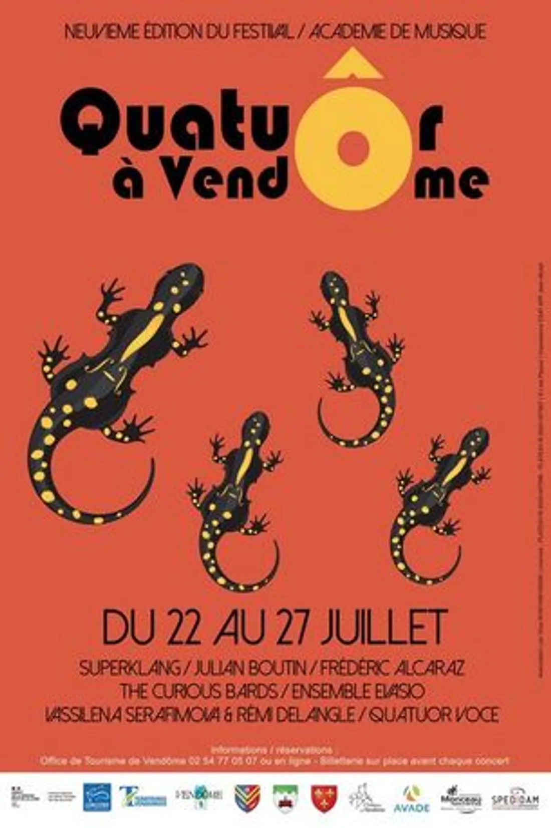 VENDÔME (41) & VENDÔMOIS - Festival-académie Quatuor