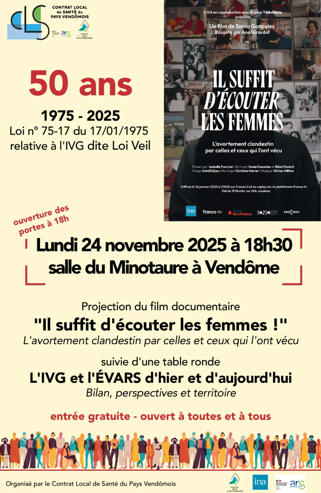VENDÔME (41) - 50 ans de la loi Veil