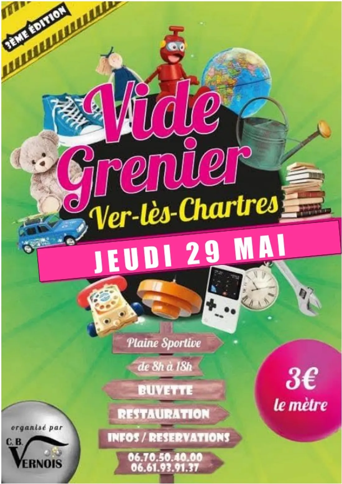 VER-LES-CHARTRES - Vide-greniers du CB Vernois