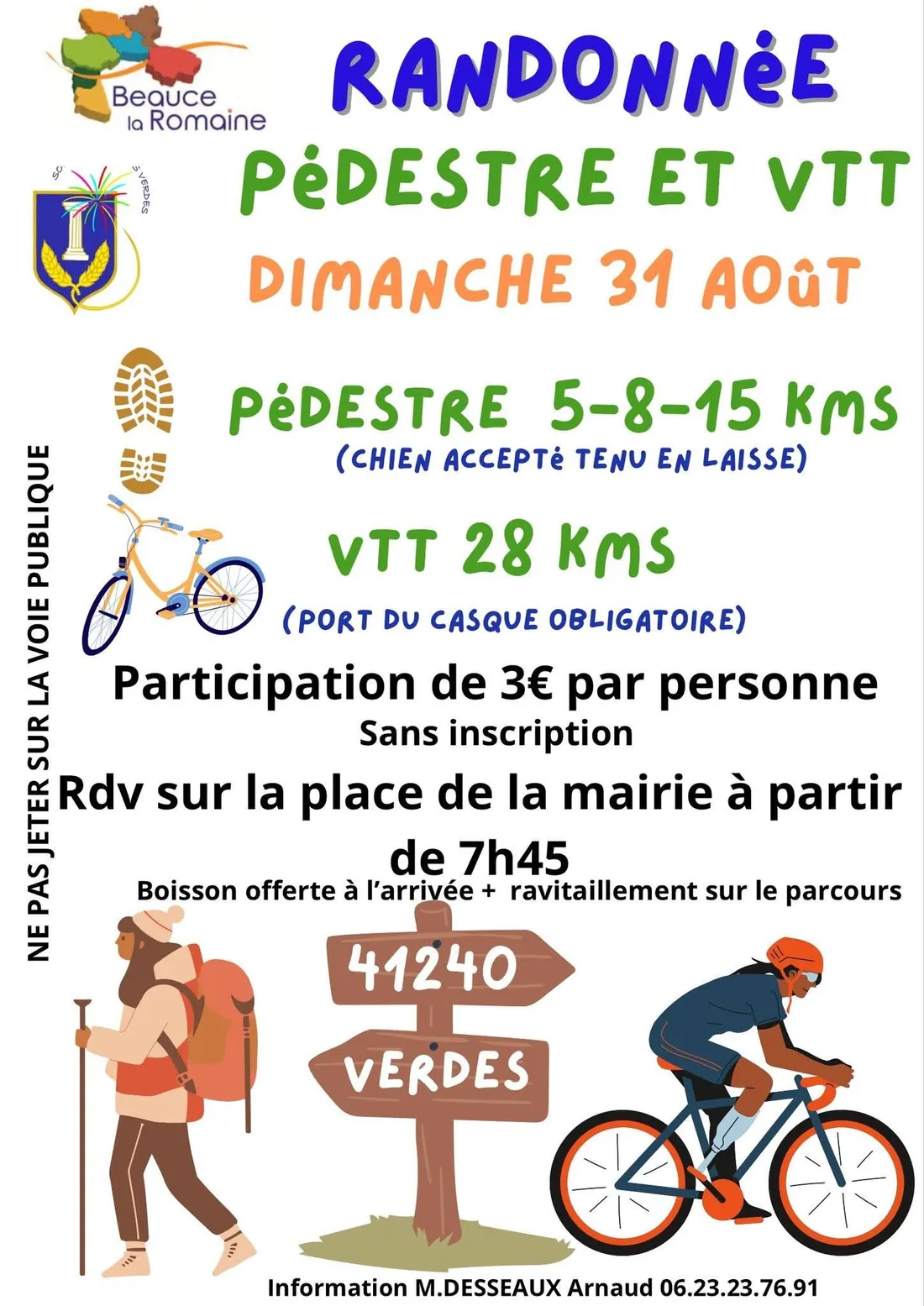 VERDES (41) - Randonnée pédestre et VTT