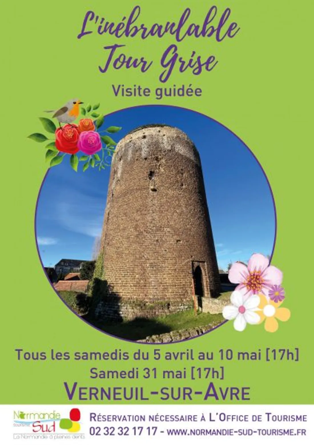 VERNEUIL-SUR-AVRE (27) - Visite guidée : L’inébranlable Tour Grise