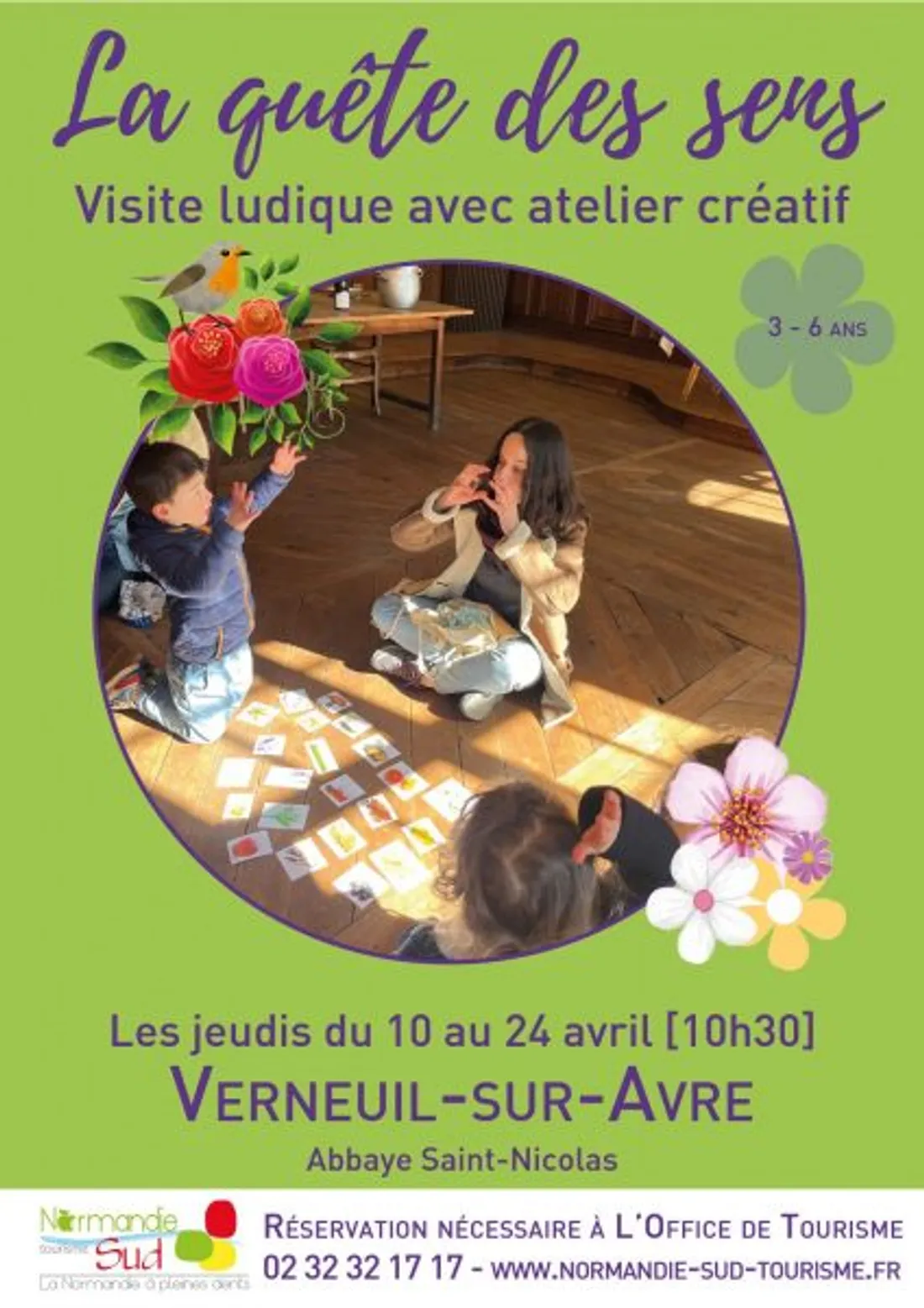 VERNEUIL-SUR-AVRE (27) - Visite ludique – La quête des sens