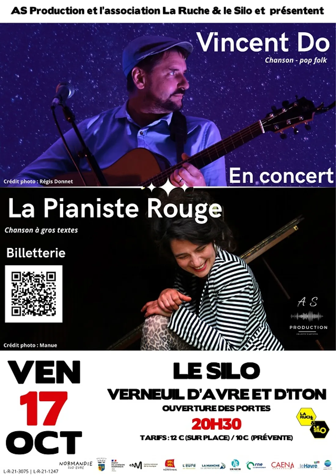 VERNEUIL-SUR-AVRE (27) - Concert : Vincent Do / La Pianiste Rouge