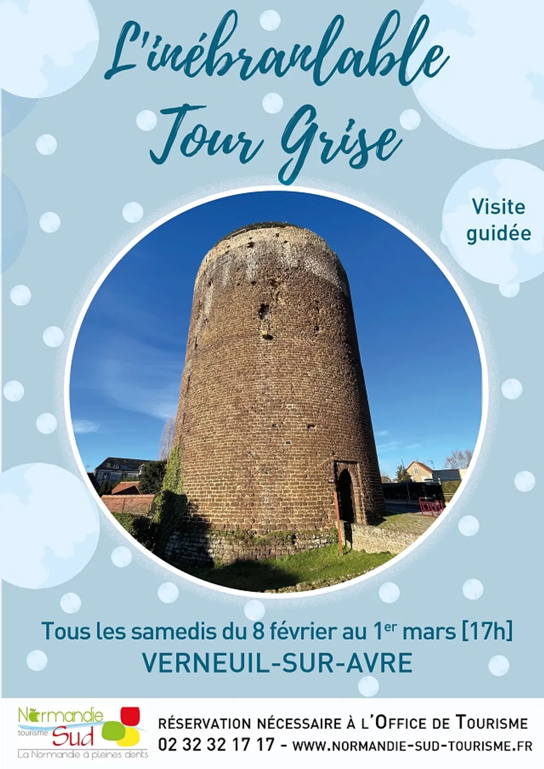 VERNEUIL-SUR-AVRE (27) - Visite guidée : L'inébranlable Tour Grise