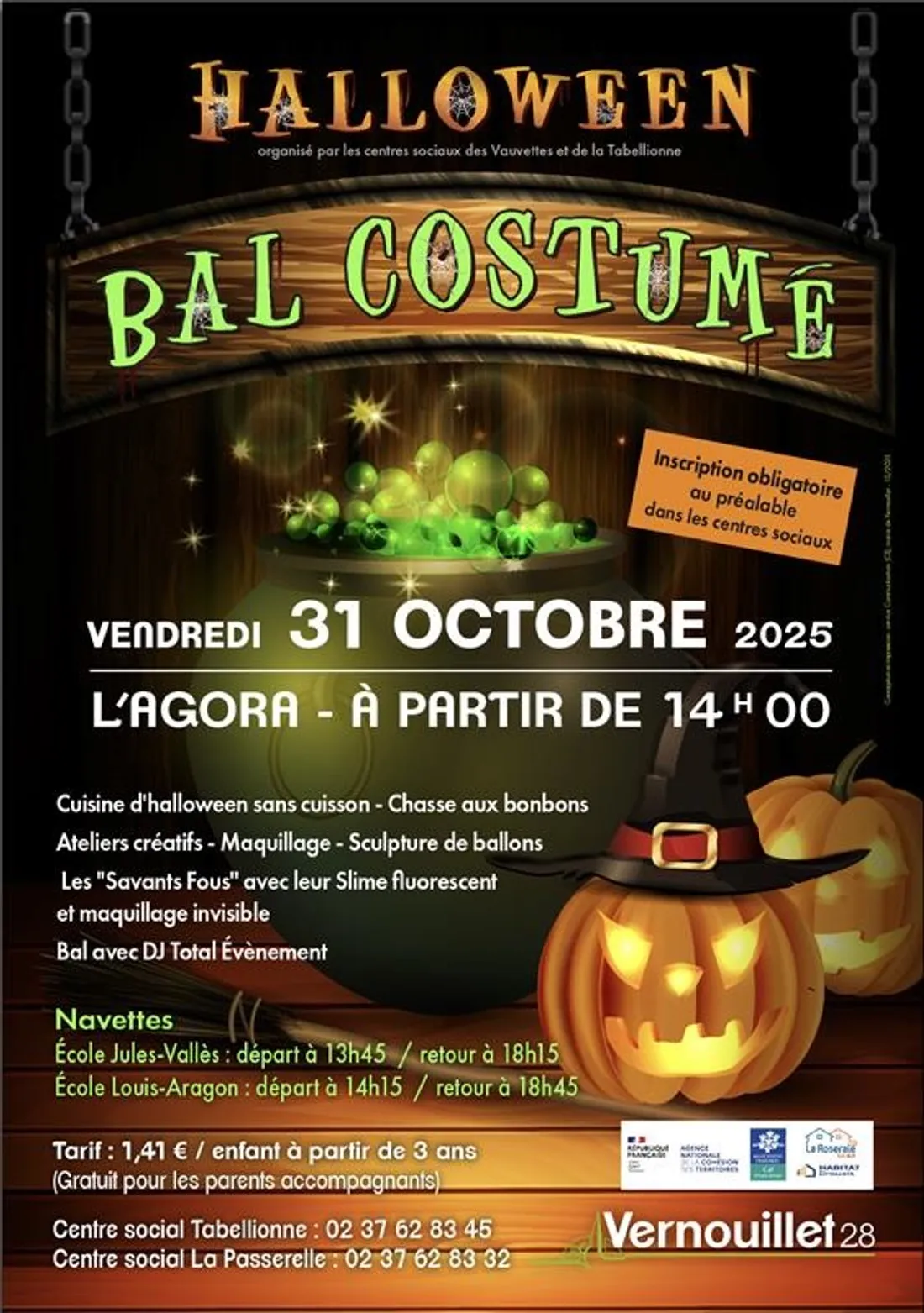 VERNOUILLET - Bal costumé Halloween