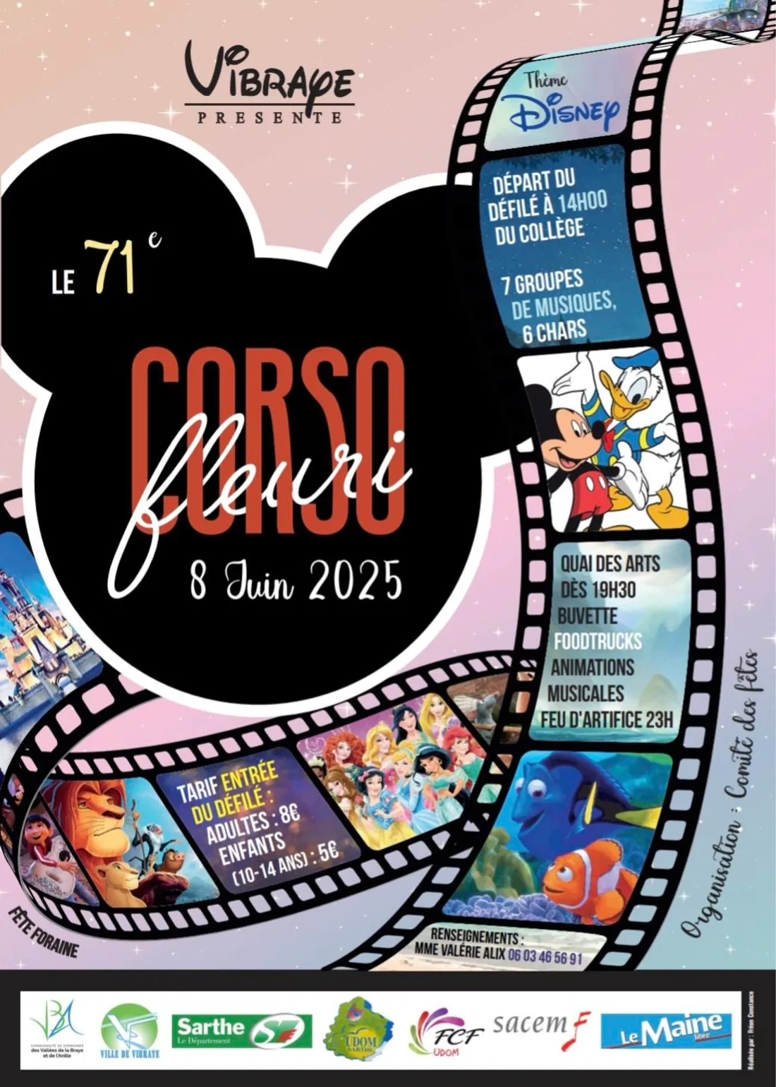 VIBRAYE (72) - 71e Corso Fleuri