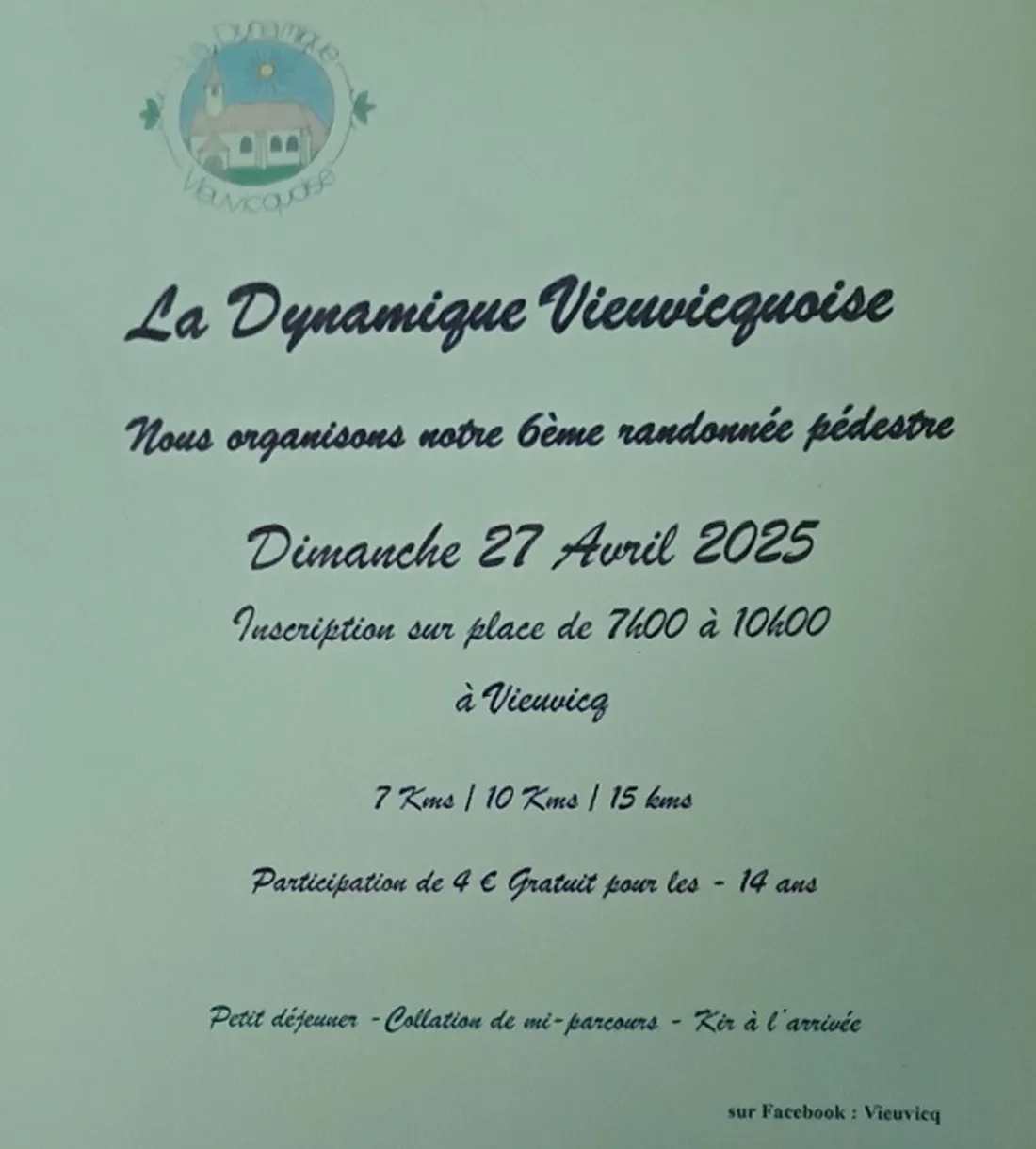 VIEUVICQ - Randonnée pédestre de la Dynamique Vieuvicquoise