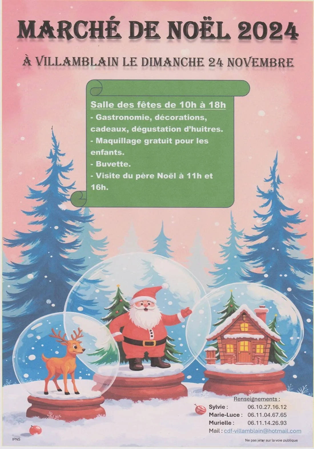 VILLAMBLAIN (45) - Marché de Noël