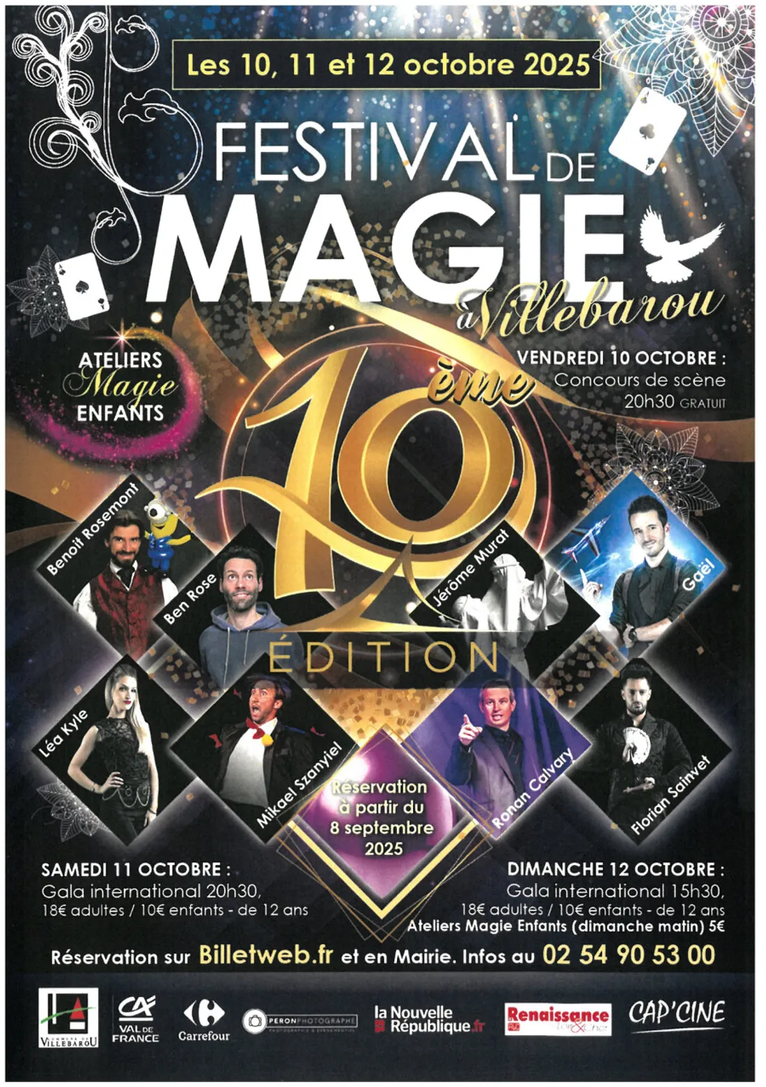 VILLEBAROU (41) - Festival de magie