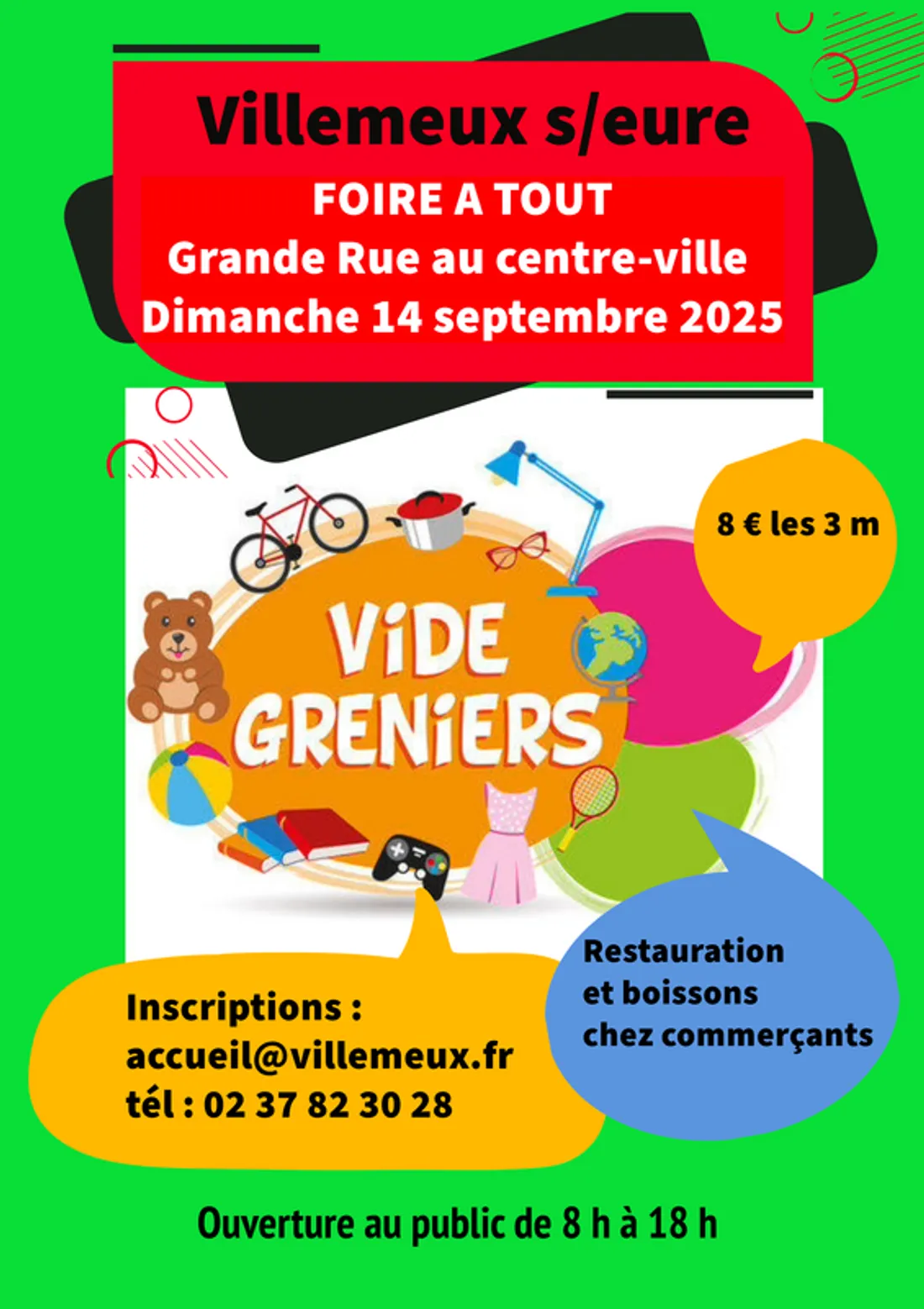 VILLEMEUX-SUR-EURE - Vide-greniers