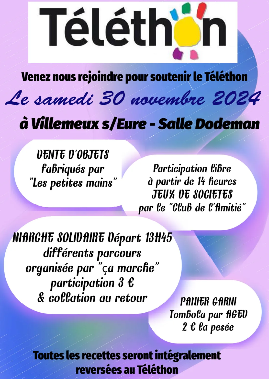 VILLEMEUX-SUR-EURE - Téléthon