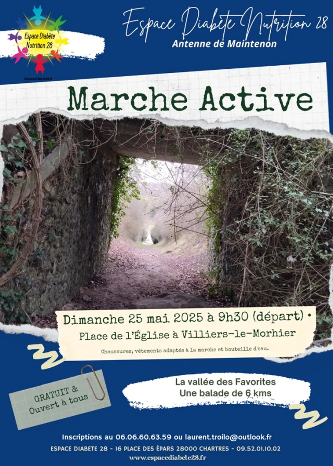 VILLIERS-LE-MORHIER - Marche active de l'Espace Diabète 28