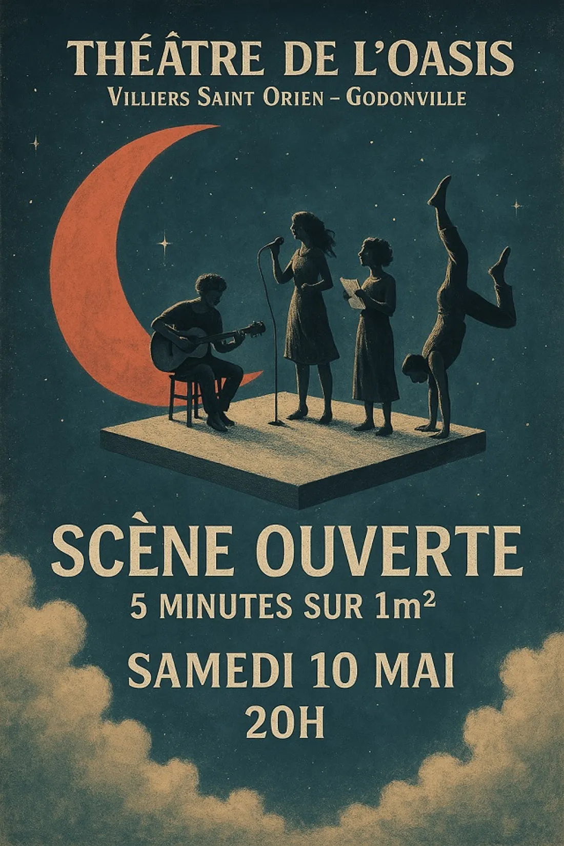 VILLIERS-SAINT-ORIEN - Scène ouverte au Théâtre de l'Oasis