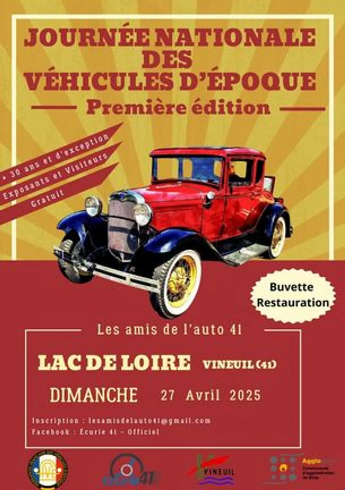 VINEUIL (41) - Journée nationale des véhicules d'époque