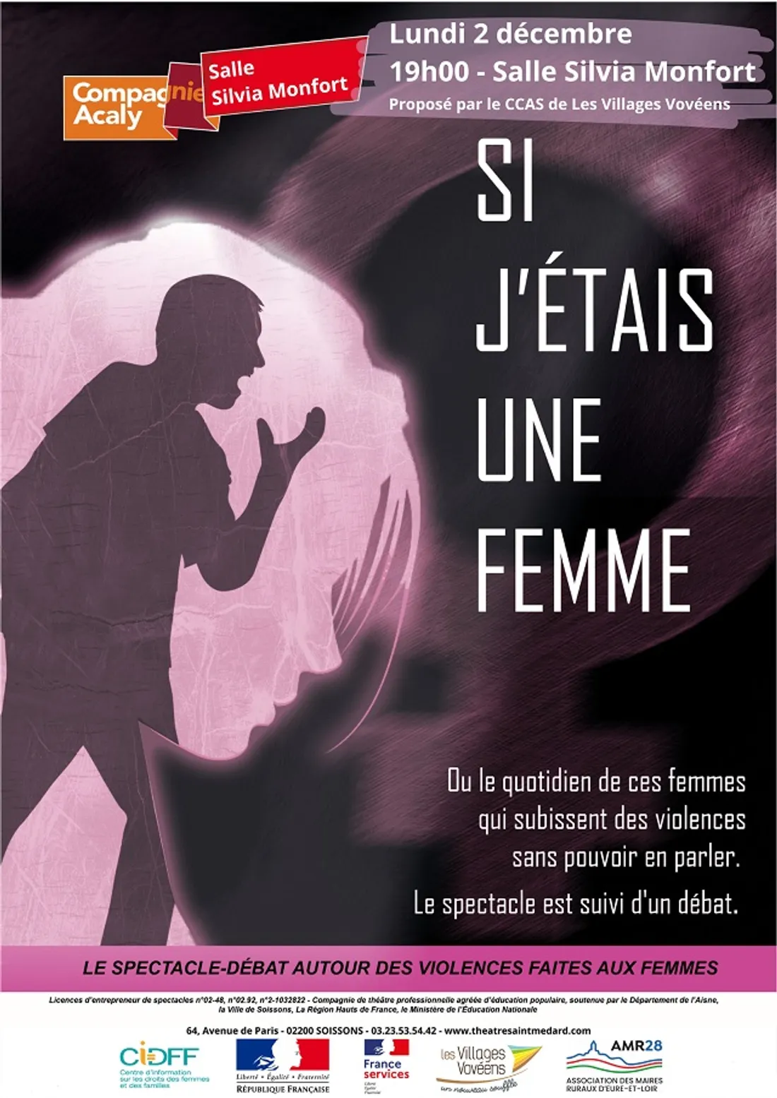 VOVES - Spectacle débat : Si j'étais une femme