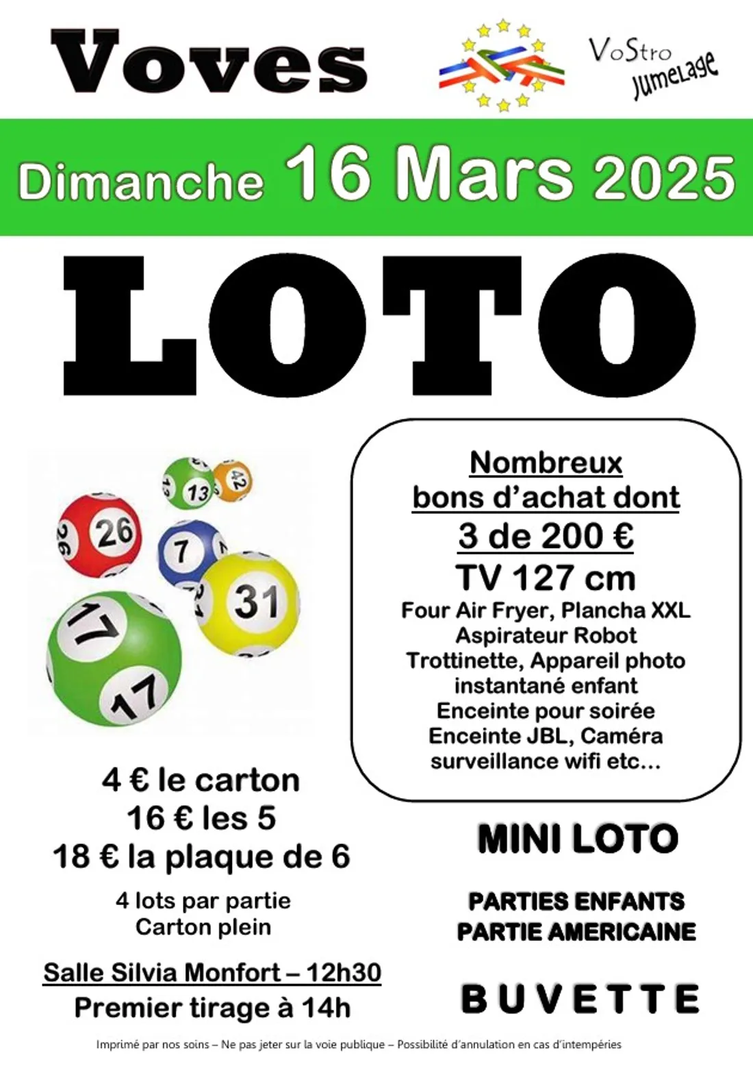 VOVES - Loto de VoStro Jumelage