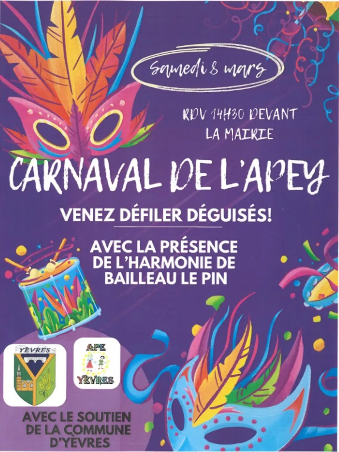 YÈVRES - Carnaval de l'APE