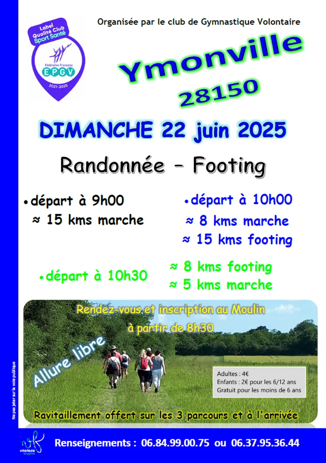 YMONVILLE - Randonnée de la Gym volontaire