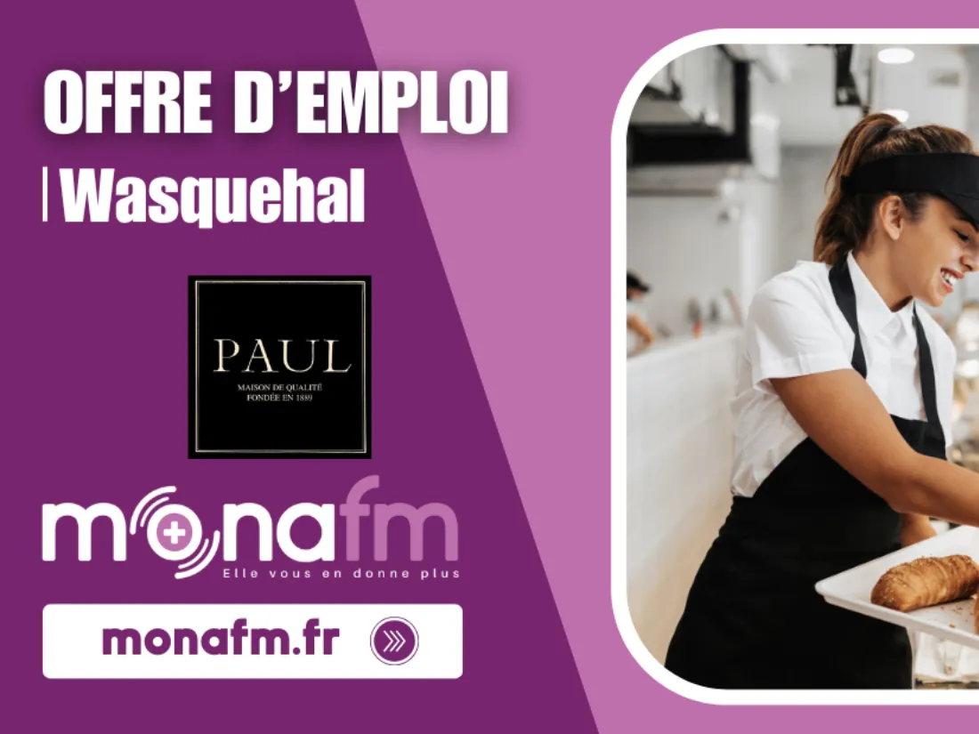 Boulangerie Paul à Wasquehal recrute un vendeur en boulangerie [H/F] en CDI