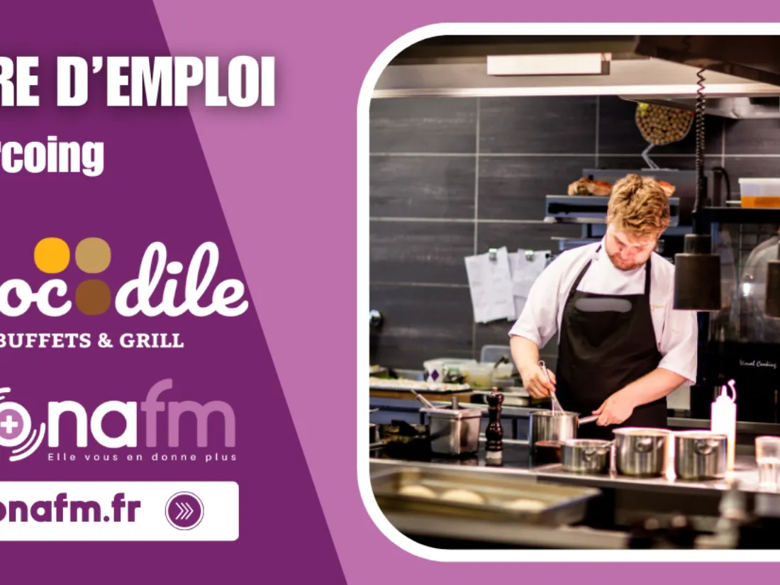 Restaurant Crocodile à Tourcoing recrute un commis de cuisine [H/F] en CDI