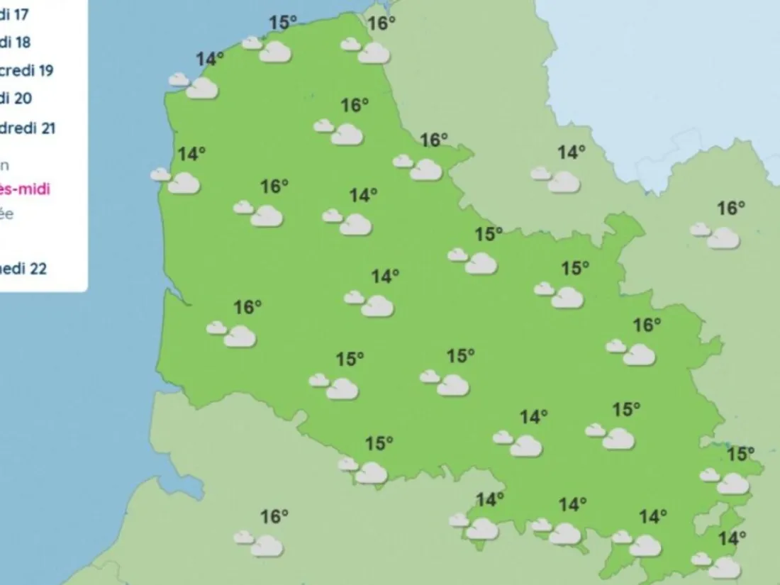 Une hausse des températures conséquente va s’opérer au milieu de cette semaine du 17 février