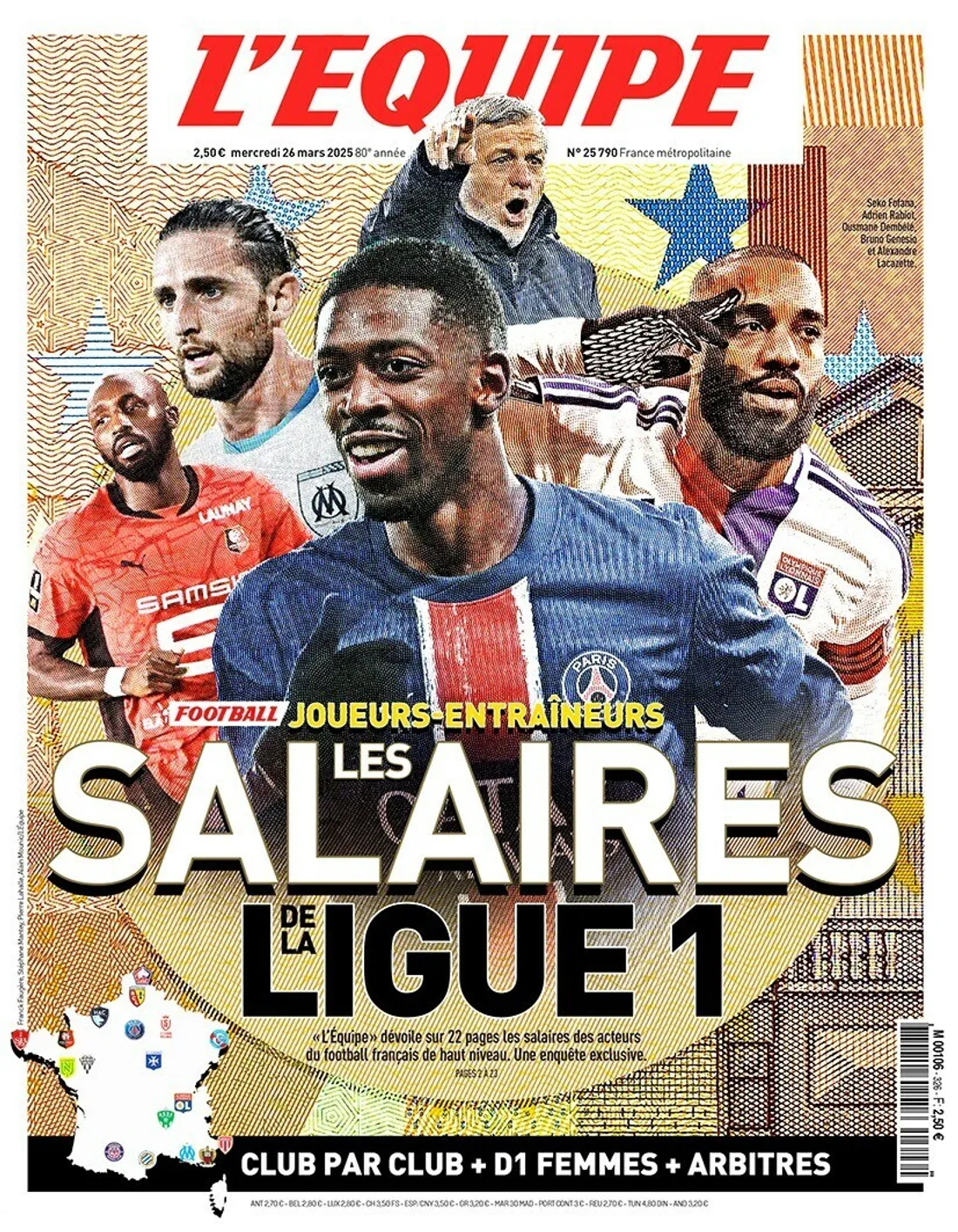 classement salaires
