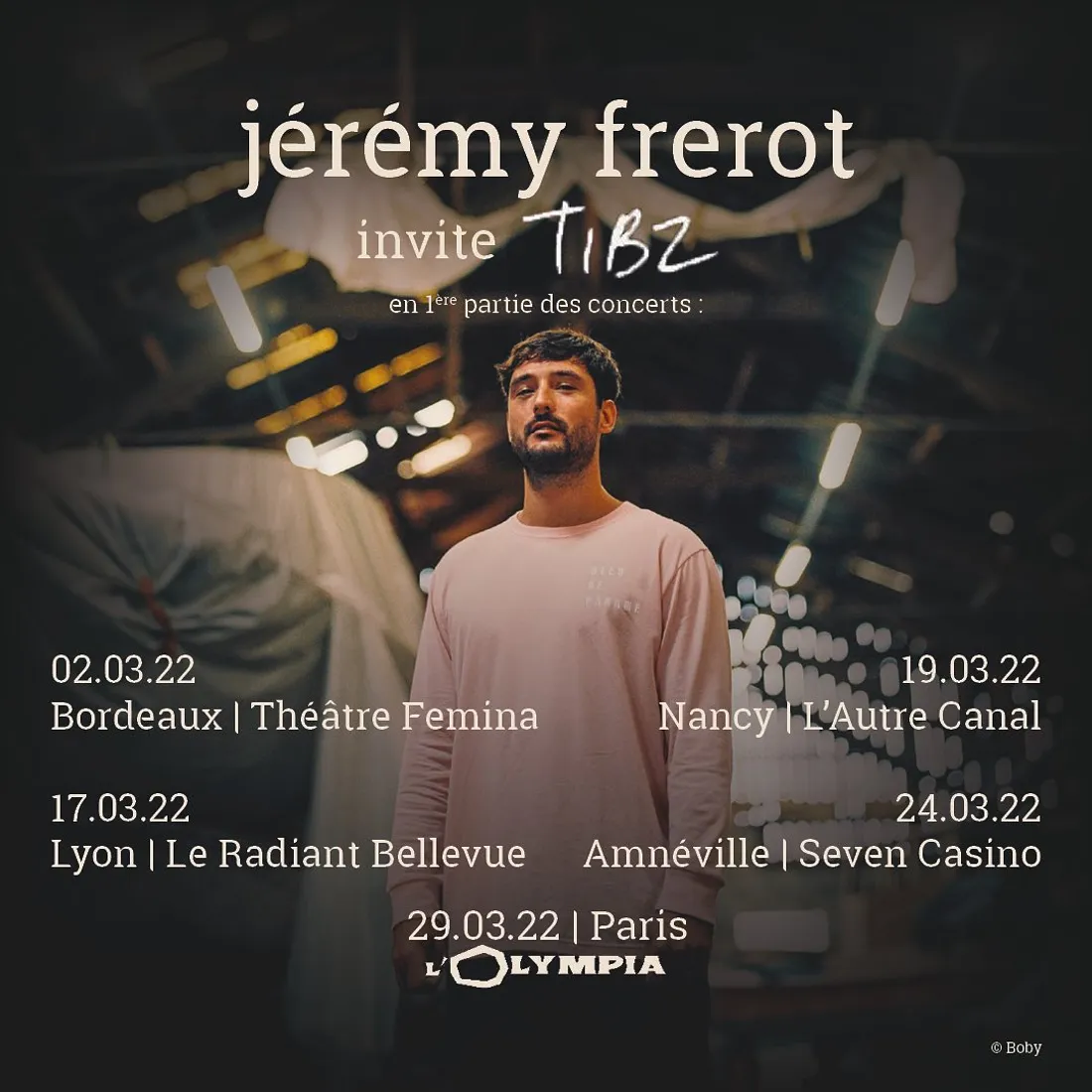 Un événement à ne pas manquer pour les fans de Jérémy Frérot
