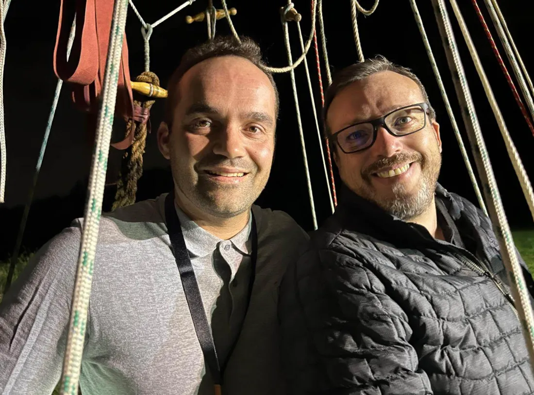Guillaume Jouaville  et Christophe Houver.