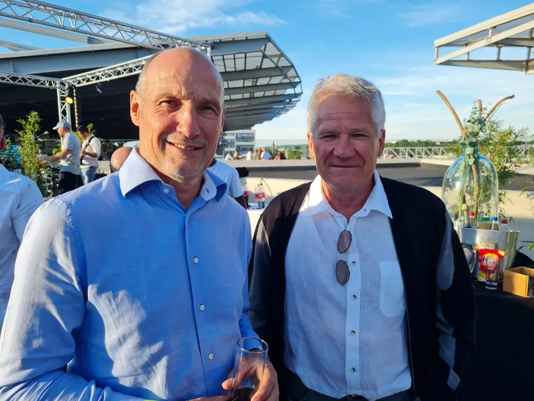 László Bölöni, entraîneur du FC Metz et Pierre Dréossi le nouveau directeur du football / D!RECT FM