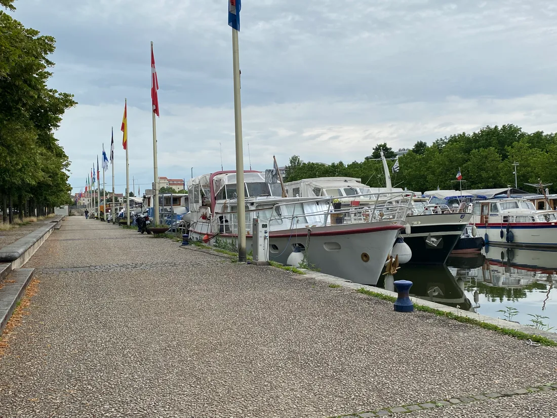 Le port de plaisance Saint Georges à Nancy