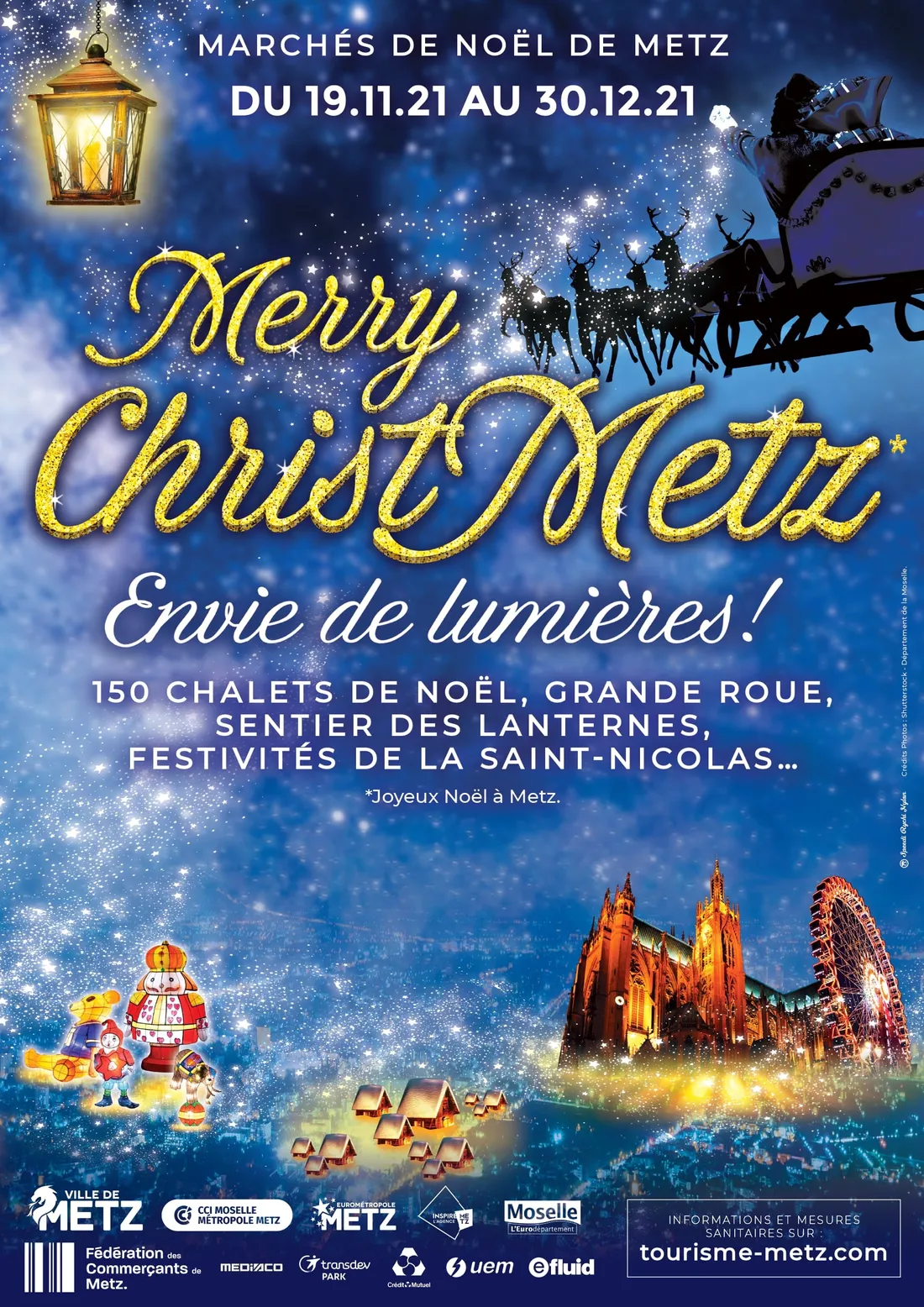 Du 29 novembre au 10 décembre 2021, votez pour faire de Metz le plus beau marché de Noël d’Europe !