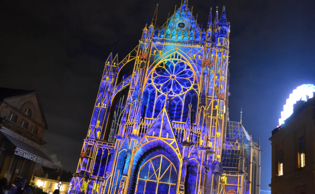 Constellations à Metz : Mise en place d’une jauge pour le mapping de la Cathédrale