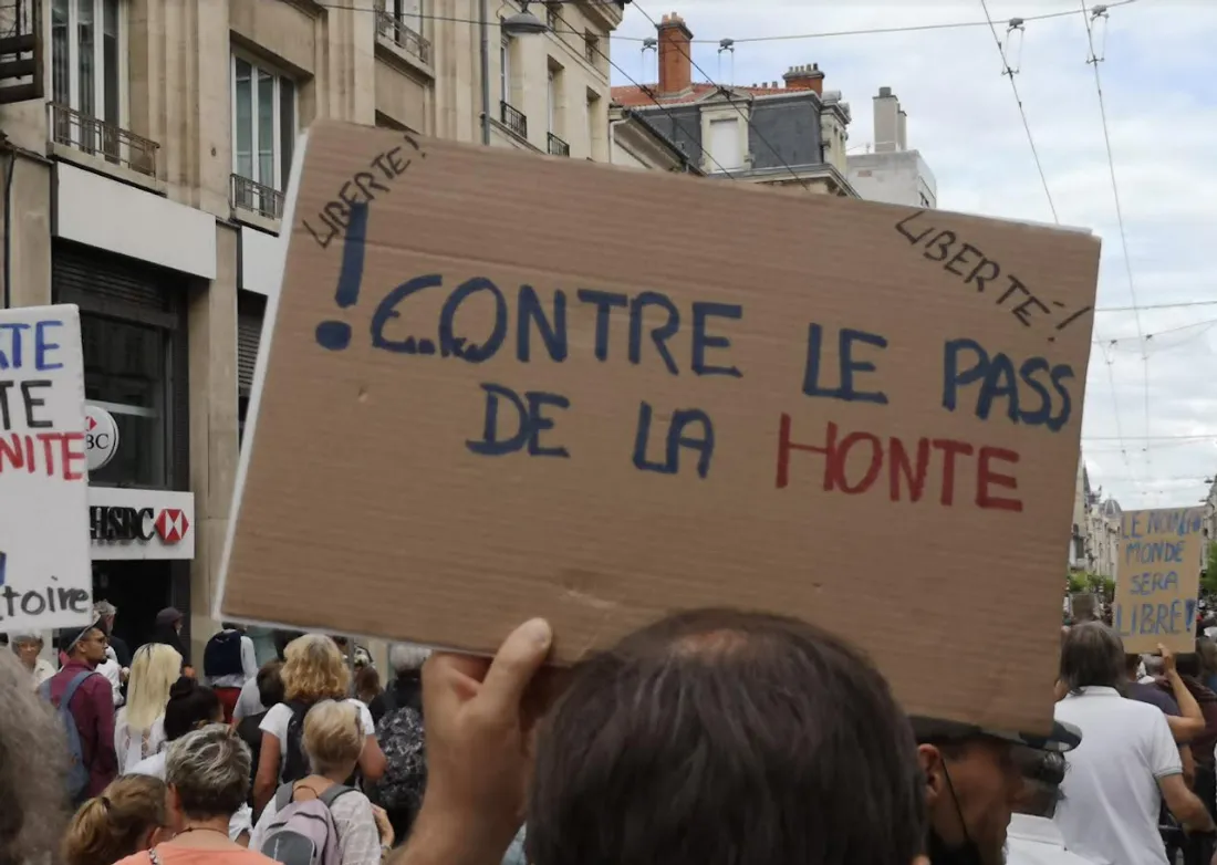 Manifestation contre le Pass Sanitaire le 31 juillet 2021 à Nancy